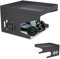 YRHome Mähroboter Garage Dach 70 x 60 x 42,5 cm Rasenroboter Metall Rasenmäher Carport Überdachung für Rasenroboter Rasenmähroboter Garage - Anthrazit