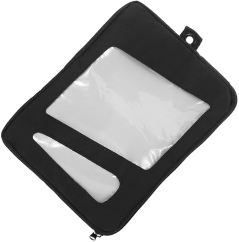 GRIRIW Bolsa de Almacenamiento Resistente y Práctica Negro en Nylon 600d y PVC para Aletas y Timón de Tabla de Surf para Aventuras de Surf y Viajes