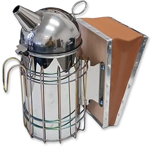 Affumicatore inox BeePro con protezione ø 10 cm.