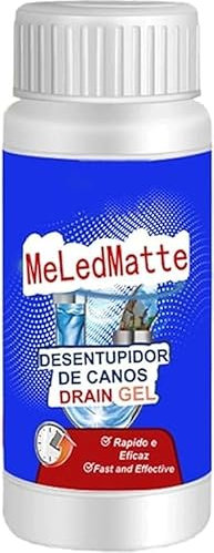 Potente agente di dragaggio per tubi, detergente per scarico del lavandino, sblocca gli scarichi intasati, potente detergente per lavello e scarico, agente di dragaggio per tubazioni da cucina e