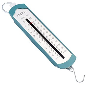 OKUMEYR 3pcs School Spring Dynamometer Force Gauge Set 10 Newton Portable Scale for Physics Teaching and Mechanics Experiments