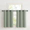 NICETOWN Tende Corte per Finestre Cucina Termiche con Anelli Tenda Oscurante da Interno Cameretta Bambino Decorazione per la Casa 2 Pannelli 107x90 CM Salvia Verde