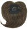IMISSU Clip in Toupees Parrucchino Estensione dei capelli Toupee Topper Wiglet Top Capelli sottili per una lieve perdita di capelli Volume Unisex (Misto Marrone)