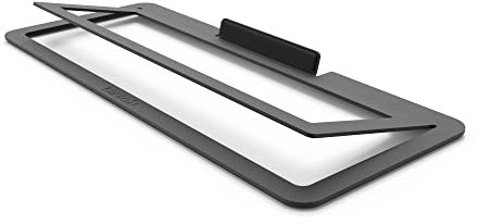 Kanto S10 Low-Profile Angled Sound Bar and Center Channel Speaker Stand for Home Theater | Supports up to 8.6 kg | Reduces Unwanted Resonance | Black