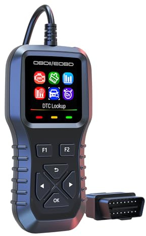 OBD2 Scanner Car Diagnostic Tool | Engine Fault Code Reader and Reset, Check Engine Light, Live Data, Battery Tester, Compatible with All OBD II Vehicles