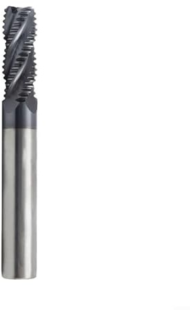 Fresa per sgrossatura in carburo solido con 4 denti, con rivestimento AlTiN per resistenza al calore e protezione dall'ossidazione nella lavorazione dei metalli (8 mm)