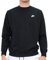 Nike Mens M Nsw Club Crw Ft Long Sleeved T-shirt, Black/(White), XL EU