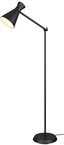 Reality Leuchten golvlampa Enzo R40781032, metallmatt svart, exkl. 1 x E27
