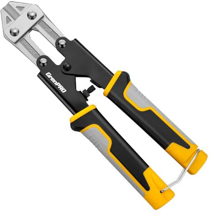 GRENPRO Wire Cutters Heavy Duty 8 Inch, Mini Bolt Cutter & Small Wire Cable Cutters, Wire Clippers for Crafting, Wire Cutter Pliers with Soft Anti-Slip Handle