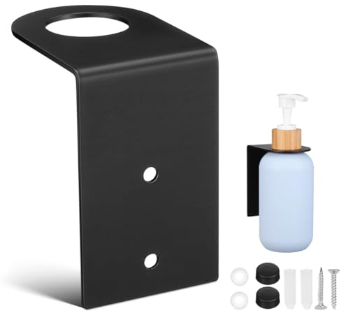 KONTONTY Seifenspender Halter Wandmontage Edelstahl Shampoo Und Lotion Flaschenhalter Für Badezimmer