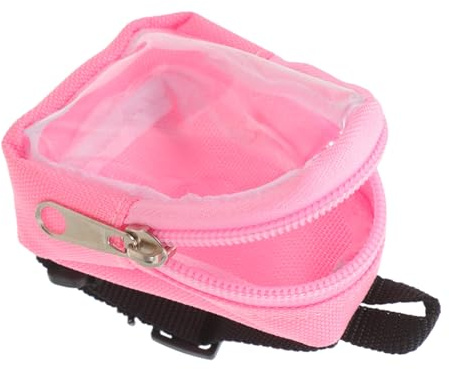 NOLITOY Zaino Trasparente Mini per Bambole con Tasche Multiple e Spallacci Regolabili, Borsa e Plastica con Finestra Chiara, per Accessori e Giochi Ragazzo Ragazza