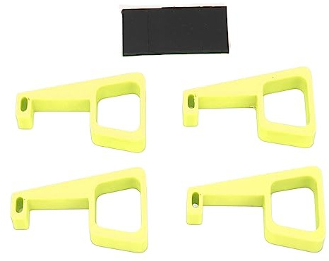 lvifloae 4 soportes de elevación delgados para, soporte horizontal con pies de enfriamiento, diseño antideslizante, soporte de consola de juegos ABS para accesorios Slim (negro) (Amarilla)
