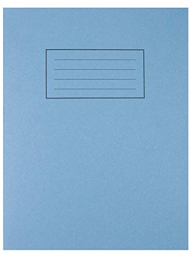 SV43505 Silvine 9x7 Exercise Book 80pp Feint And Margin Blue (Pack of 10)