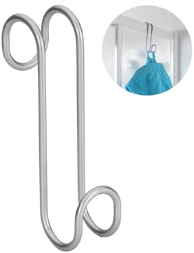 Avilia Gancho toallero - Toallero Colgante para radiadores, de Metal, 22,7 x 9,5 x 7,59 cm, Plateado