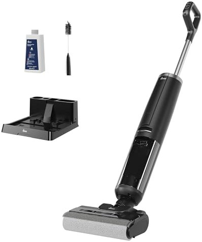 Hoover HW300 Aspirateur Laveur, sans Fil, Eau et Poussière, Puissant 16 000Pa, Autonomie 40min, Tech.Anti-Twist Anti-emmêlement, Auto-Nettoyage & Séchage à l’air Froid, Nettoyage Double Bords