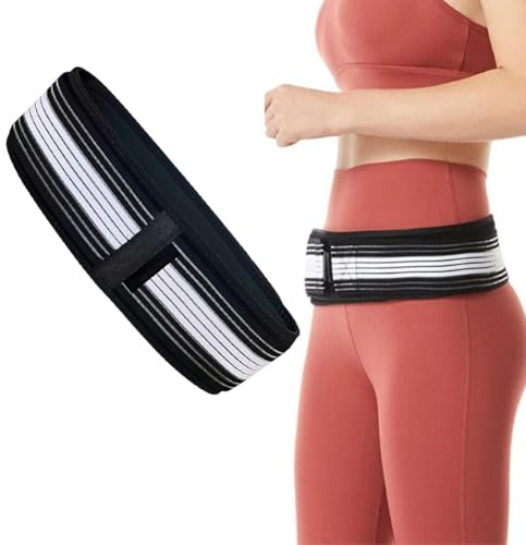 UIEXAY Ceinture de soutien sacro-iliaque, ceinture de soulagement de la douleur sciatique, ceinture de soutien du bas du dos, ceinture de bassin du nerf sciatique de la hanche (L)