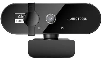 4K Webbkamera 1080P Minikamera 2K Full HD med Mikrofon 30fps USB for Bil PC Laptop Videoinspelningskamera(4K set)