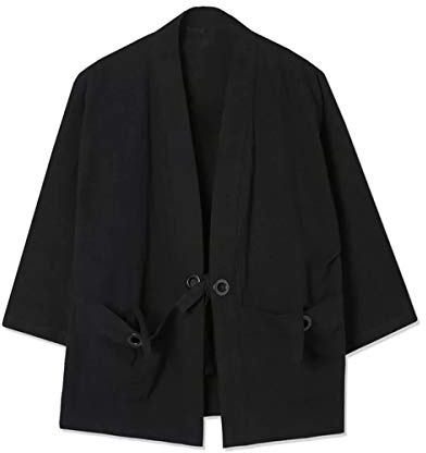 Seidarise Kimono para hombre, ropa tradicional japonesa, cárdigan para hombre, chaqueta Noragi, abrigo Yukata Haori