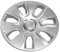 Skoda 658601147Z31 Radzierblende (1 Stück) Radkappe Radblende LHOSTE 16 Zoll Stahlfelge 6Jx16 ET35, Silber