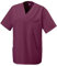 EXNER Medizinischer Schlupf-Kasack, OP-Kasack, Unisex, für Krankenpflege, Altenpflege, Farbe Bordeaux, Größe 6XL