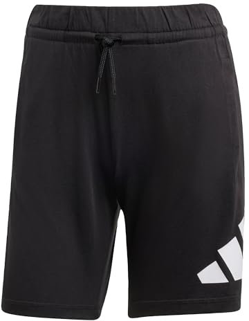 adidas Unisex Kinder Essentials Big Logo Shorts, Black/White, 11-12 Years