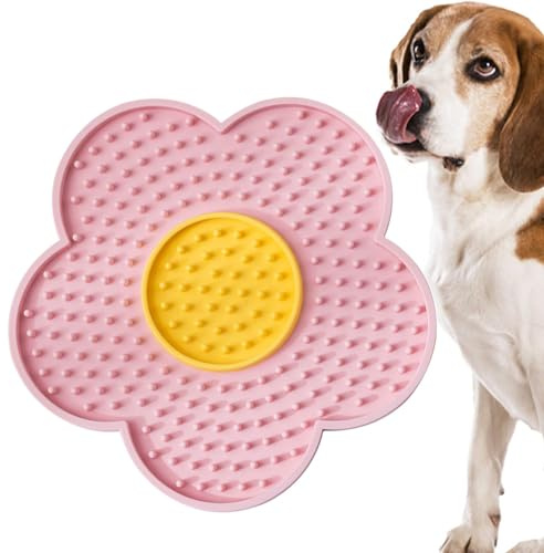 Tappetino leccare per cani, tappetino da leccare per cani di piccola taglia | tappetino leccare per mangiatoie lente, il tappetino per leccare migliora l'esperienza del cuscino per leccare il burro