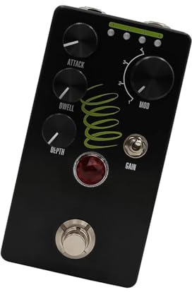 Pedales De Efectos De Guitarra Profesionales Pedal De Efectos De Resorte Múltiple Para Guitarra Y Bajo Con Cuatro Modos De Reverberación Y Bypass