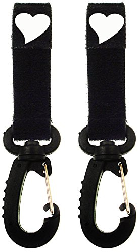 2er Pack Kinderwagenhaken Karabiner Mit Klettverschluss Kinderwagenbefestigung Befestigungshaken Für Wickeltasche Kinderwagen-haken [075]