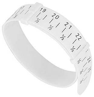 fegayu Comodo Set di Strumenti per misurare i Gioielli di Dimensioni adeguate, misuratore di Anelli, misuratore di Dita, per Bracciale Donna Uomo Bambini Braccialetto Calibro Gioielli Gioielli