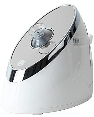 HoMedics Nano Facial Steamer for Skin with Adjustable Steam Nozzle, Nano Mist Spray and Temperature Control, Compact and Portable Face Steamer for Pores, Refreshing Facial and Hydration for Skin Care