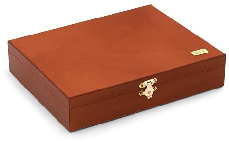 SAFE Coffret en bois pour 90 capsules de champagne