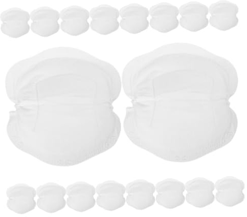 MOLUCKFU 24 piezas Pads de Lactancia Desechables Unidades Absorbentes y Anti-fugas Almohadillas Postparto Transpirables para Madres Protección Portátil y Cómoda Color