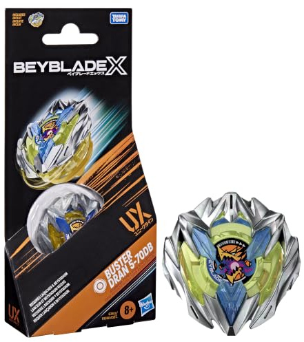 Beyblade X Buster Dran 5-70DB UX Booster Pack Set with Takara Tomy Stamina Type Top, Battling Tops Game Toys, Ages 8+