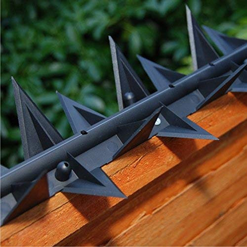 Stegastrip® Fence Top Wall Spikes Garden Security, Intruder Burglar deterrent Anti Climb (Pack without posts, 25M)