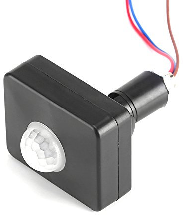 Sensore di Movimento, rilevatore di Movimento a infrarossi Sensori PIR Interruttore a Parete Impermeabile IP54 per Montaggio a soffitto per Esterni, da Incasso, a soffitto, a Parete.