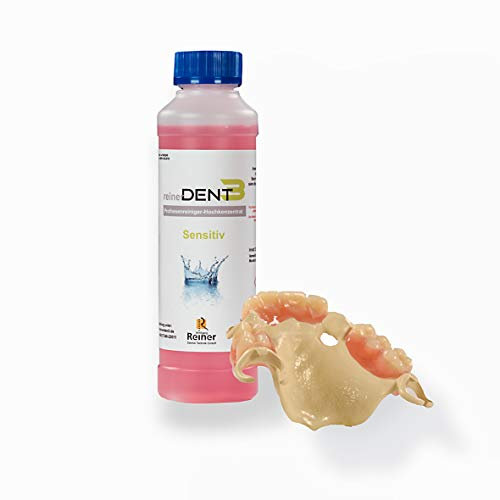 reinerDENT3 Prothesenreiniger 250ml SENSITIV XL besonders geeignet für Zahnersatz aus Materialien - Peek und Bio HPP sowie 3D-gedruckte bzw. gefräste Prothesen
