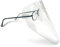 Vista-Tec Clipon, Schutzvisier für Brillenträger, Brillenvisier, Gesichtsschutz Face Shield Schutzschild Visier, Augenschutz, Brillenschutz, Gesichtsschutzschild, 2 Clips und 5 Schilder