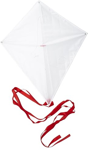 Betzold - Drache zum Selbstbemalen - Basteldrachen blanko mit Nylonschnur Selbstgestalten