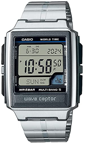Casio ] Watch Wave Septer [Japan Import] Funkuhr Super Illuminator Typ WV-59RD-1AJF Silber, Armband