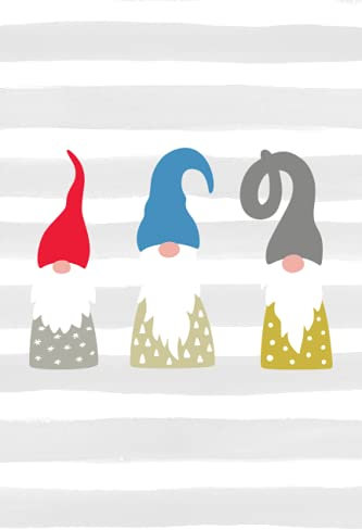 Gnome Journal Notebook - 120 Pages Lined 6x9 Cute Gnome Journal