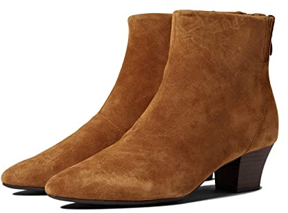 Clarks Stivale da Donna Teresa Fashion, Camoscio Marrone Scuro., 40.5 EU