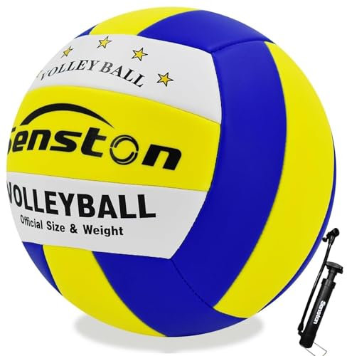 Senston Soft Volleyball Offizielle Größe 5, Beach Volleyball für Indoor/Outdoor Spiel und Unterhaltung