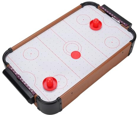 Table Top Air Hockey Game, Jeu de Hockey électronique sur Table, Jeux de société pour 1 à 2 Joueurs, 19,9 X 12,2 X 3,5 Pouces