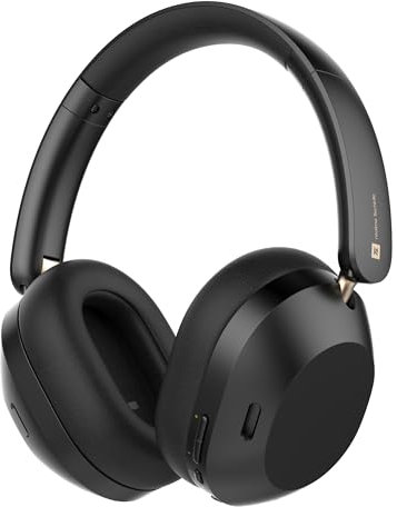 realme TechLife Studio H1 Over The Ear Over Ear Wireless Headphone with 70 Hours Playtime 360° Spatial Audio, 40 mm Drivers, 80 ms Superlow Latency, 43 dB Adaptive ANC-Black