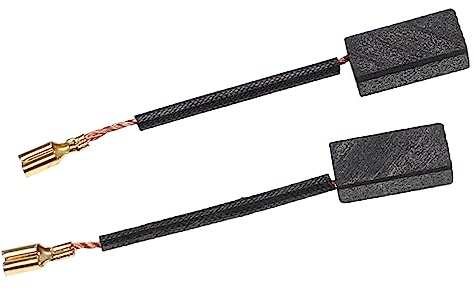 vhbw 2x balais charbon 5 x 8 x 16 mm compatible avec Fein FMM 250, FMM 250Q, FMT 250Q outil électrique, outil multifonction, gris foncé