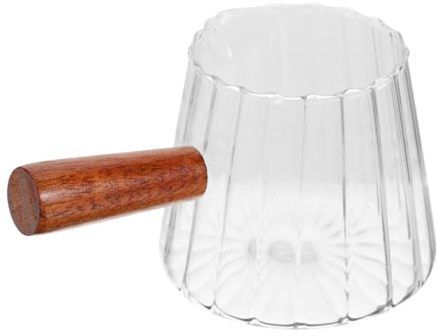 Cabilock Pichet à Lait avec Poignée Crémier Transparent pour Café Lait pour Restaurants Et Maisons