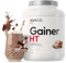 GAINER HT | Proteine Whey + Isolate + Maltodextrine | Gainer Prise de Masse Musculation | 5 Sources de Protéines + 2 Sources de Glucides + MCT | Boisson Shaker Goût Chocolat | 2,27 kg | Eiyolab