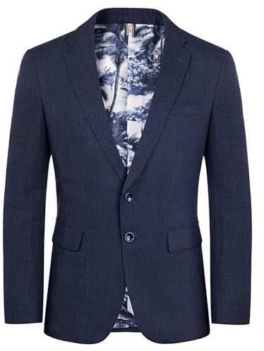 PJ PAUL JONES Men's Casual Blazers Lightweight Suit Jackets 2 Buttons Sport Coat XL Navy Blue