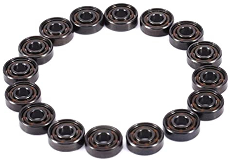 Tumintu 16PZ Ceramica 608 Cuscinetti 8X22X7Mm ABEC-11 Hybrid 6 Bianca ZrO2 Balls Skateboard Cuscinetto Pattinaggio Inline Roller