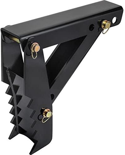 Mophorn 18 inch Backhoe Excavator Thumb Attachments Weld On Adjustable Boom Tractor Excavator 1/2Inch Teeth Thick Steel Plate Assembly 12MM Bolt-On Design